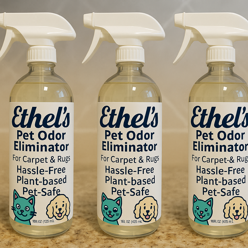 Ethel’s Pet Odor Eliminator – 3 Bottle Bundle